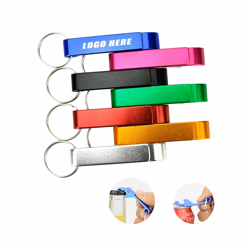 Colorful Bottle Opener Keychain