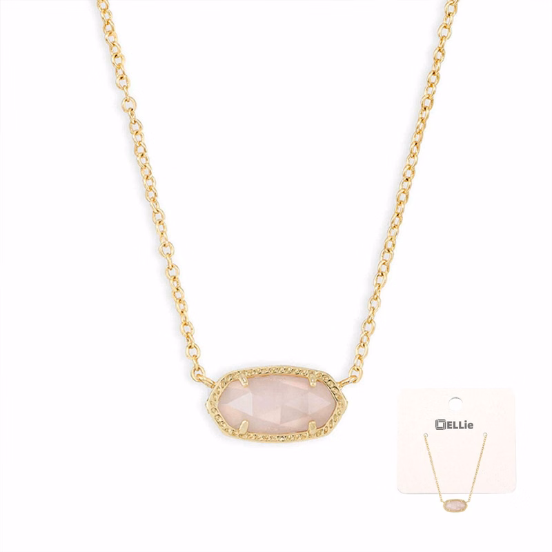 Copper 14k Gold-Plated Women Pendant Necklace