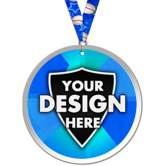 Acrylic Circle Medallions Custom: 3" Size, .25" 1