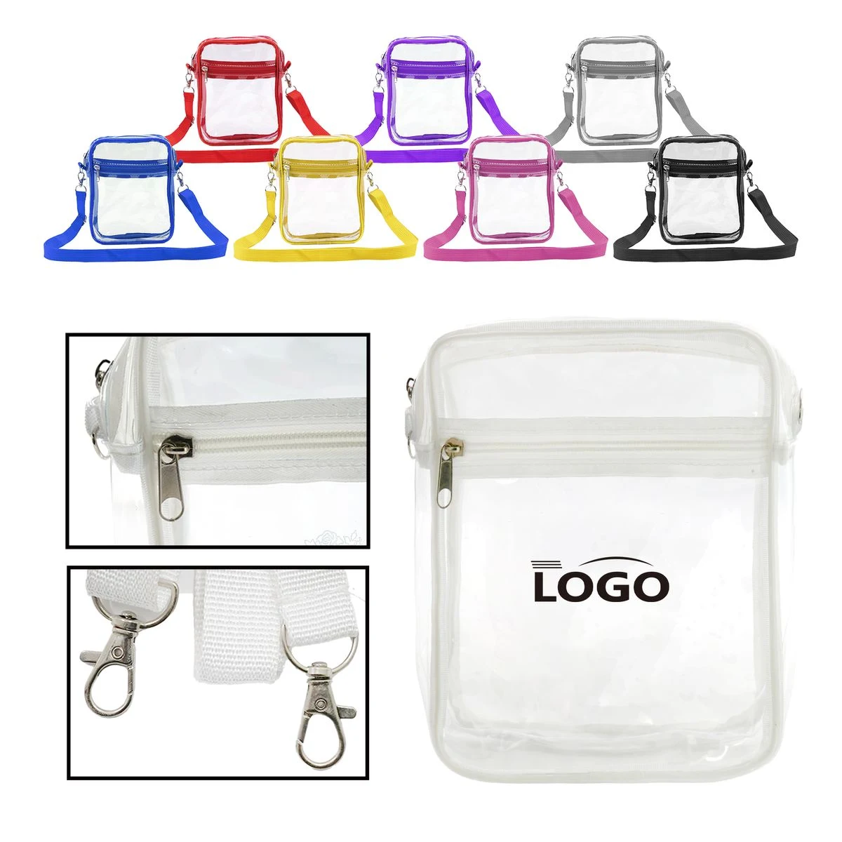 Waterproof Clear Crossbody Bag 1