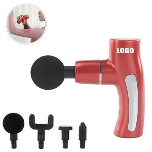 Muscle Vibration Massager Tool With 4 Vibration Speeds And 4 Interchangeable Heads 1