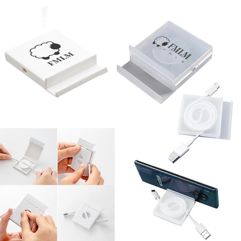 Cable Organizer With Phone Holder 1