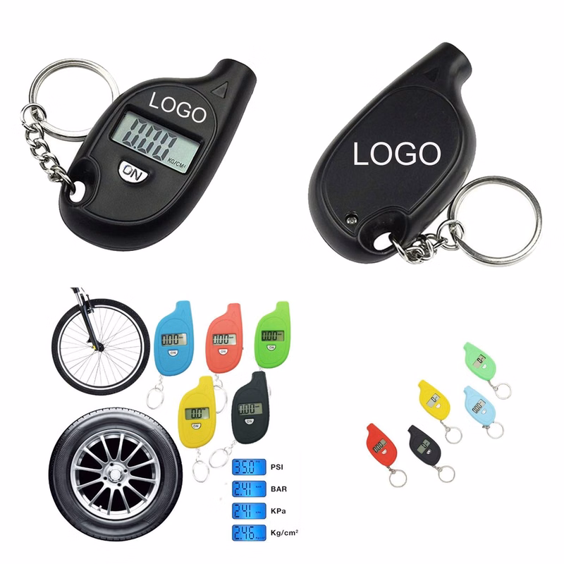 Portable Digital Key Chain Tyre Pressure Gauge