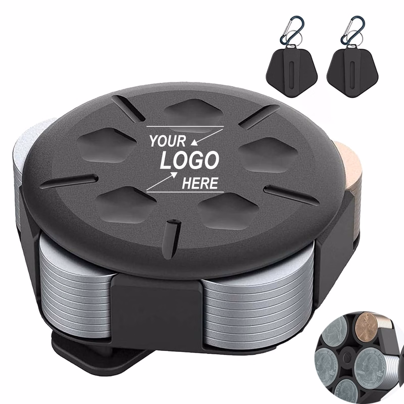 Portable Clip-On Coin Organizer