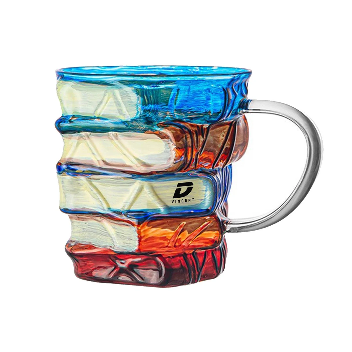 12oz Painted Book Mug 1