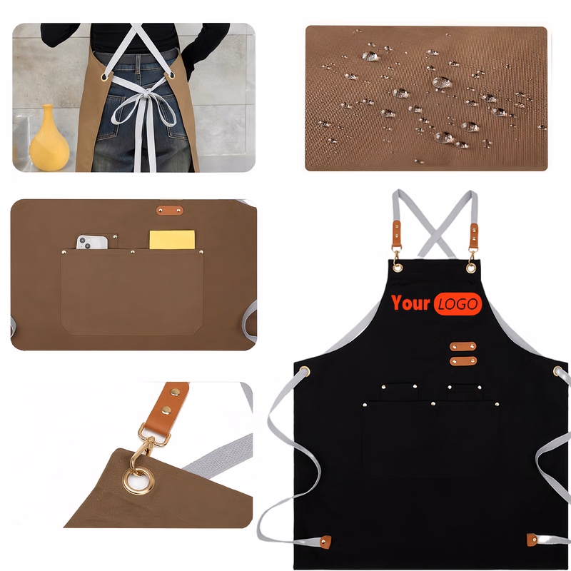 Waterproof And Oilproof Work Apron For Catering
