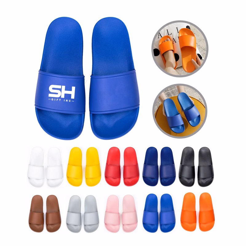 Custom Pure Color Unisex Slippers Slide Sandals
