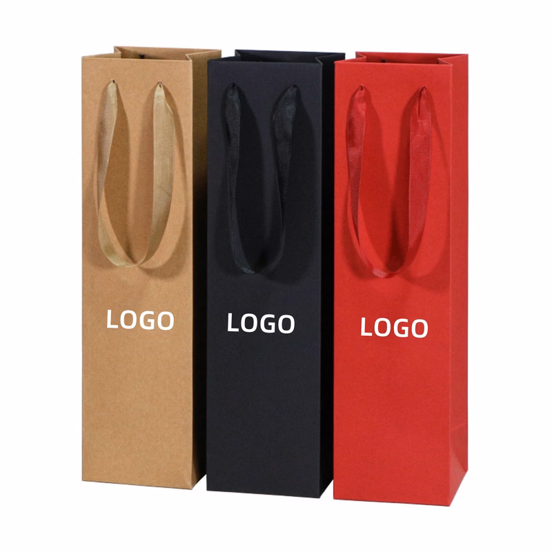 Colorful Wine Gift Paper Bags