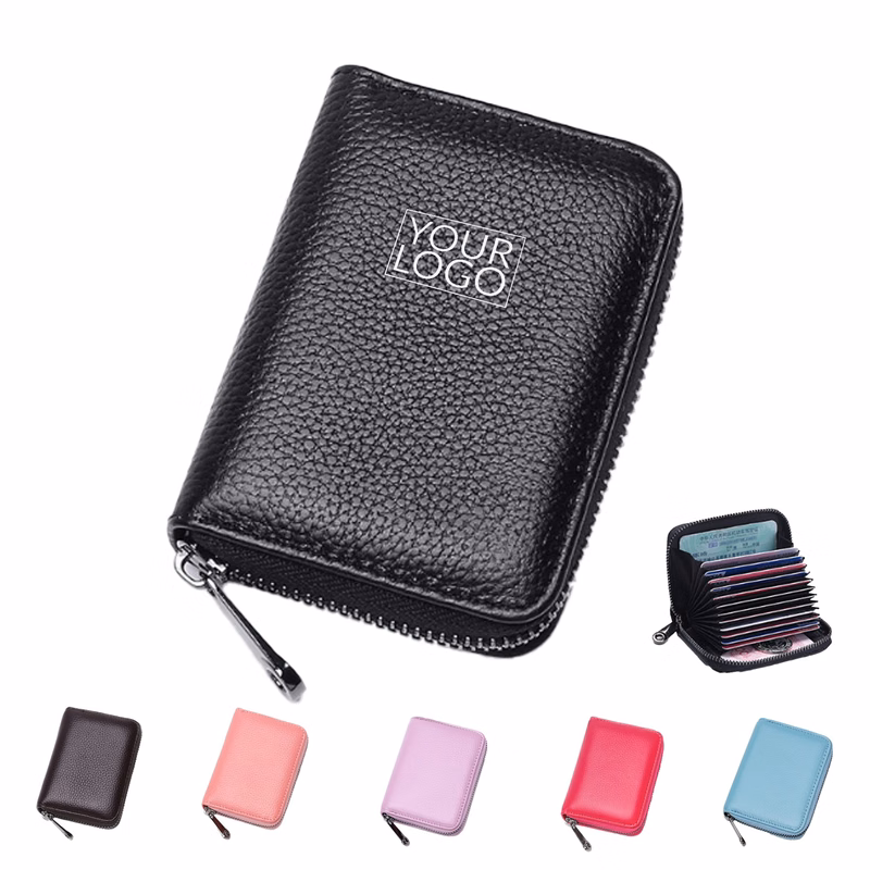 Blocking Credit Card Holder Leather Wallet