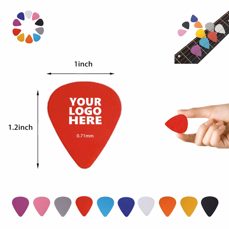 0.71mm Guitar Picks MOQ 100