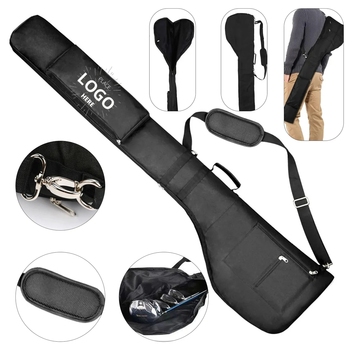 Foldable Portable Golf Club Bag 1