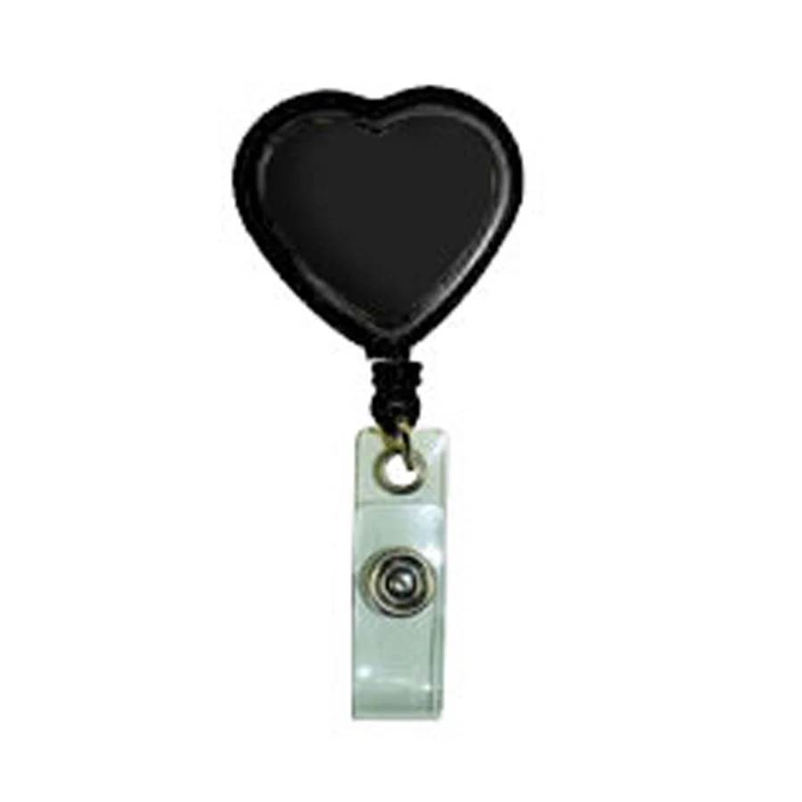 Heart Badge Reel w/ Belt Clip 1