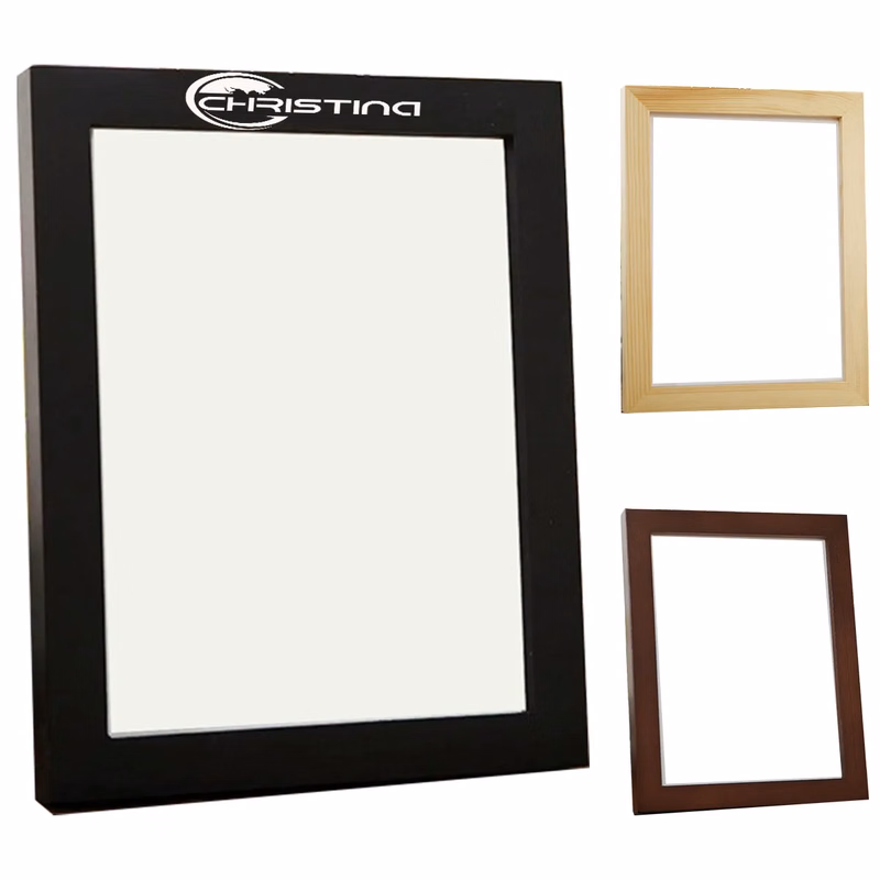 A4 Upright Durable Desktop Decoration Pine Picture Frames