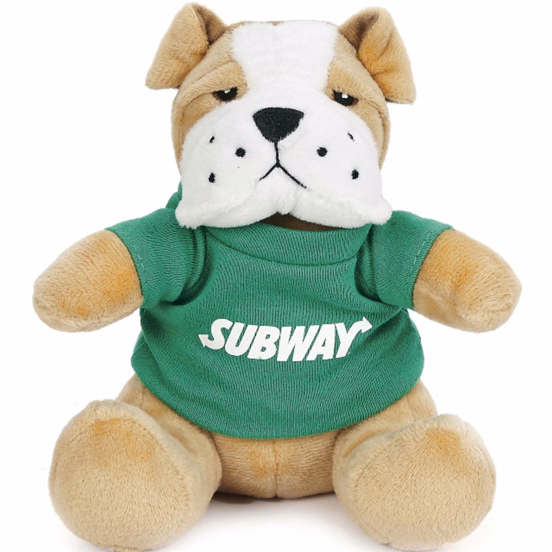 7" Extra Soft Plush Toy - Bulldog