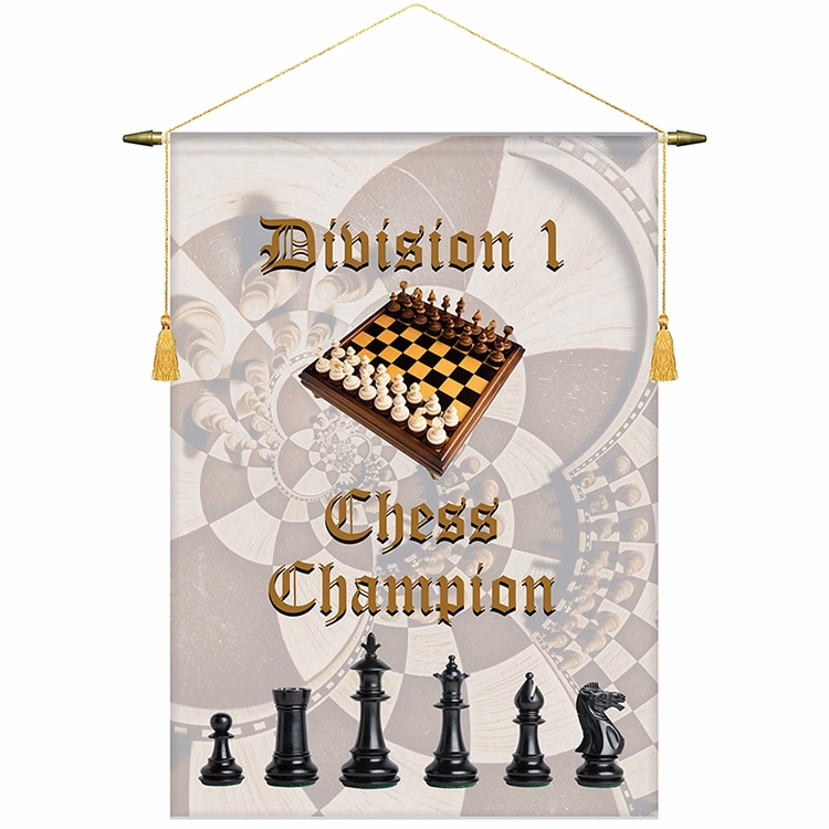 22" x 30" Podium Banner, Straight Cut/ No Fringe