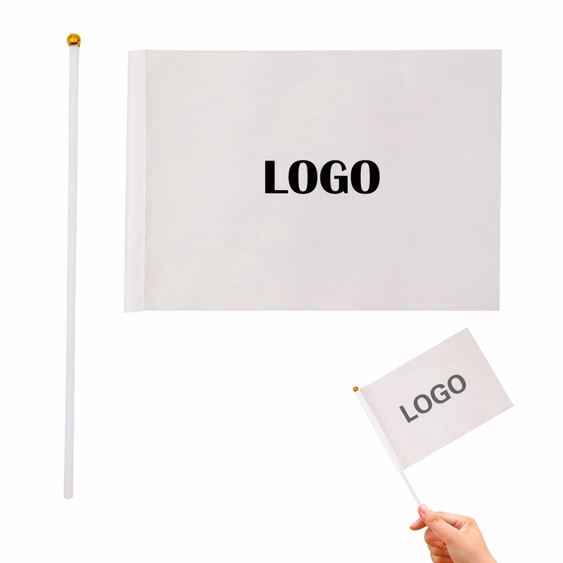 Handheld 4" ?? 6" Polyester Flag