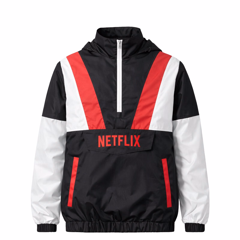 90's Retro Insulated Quarter Zip Pullover Jacket