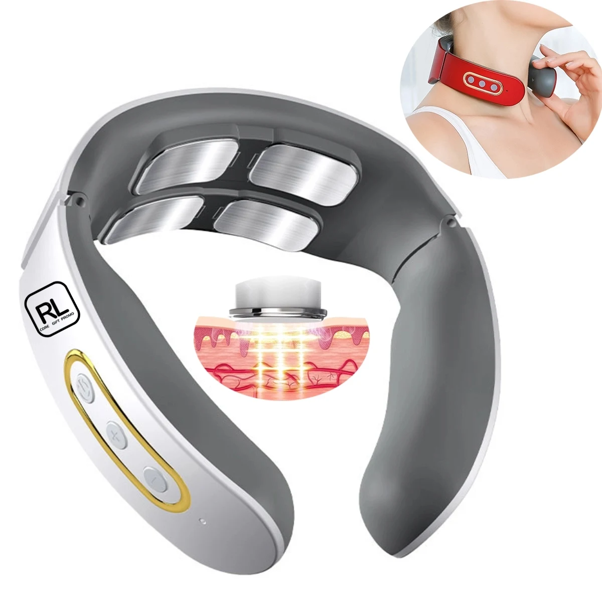 Rechargeable Heated Neck Massager 1