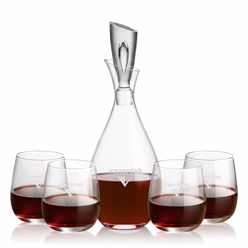 Juliette Decanter & Crestview Stemless Wine