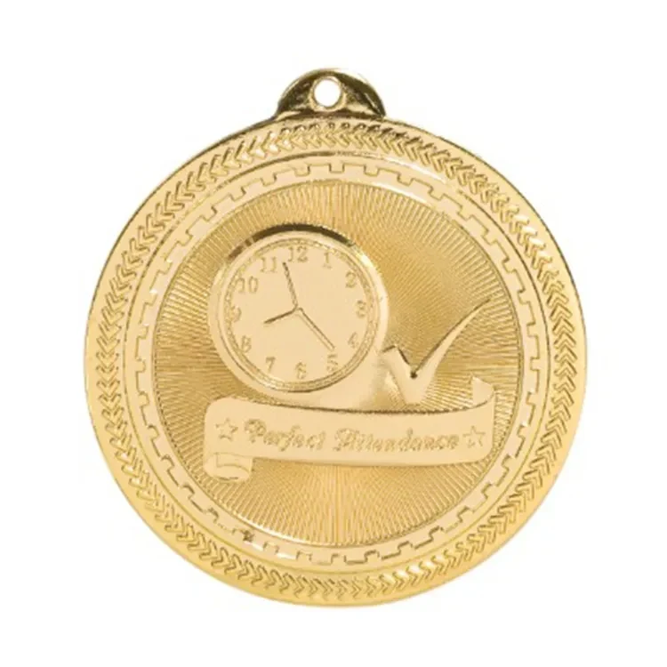 2" BriteLazer Medal-Perfect Attendance 1