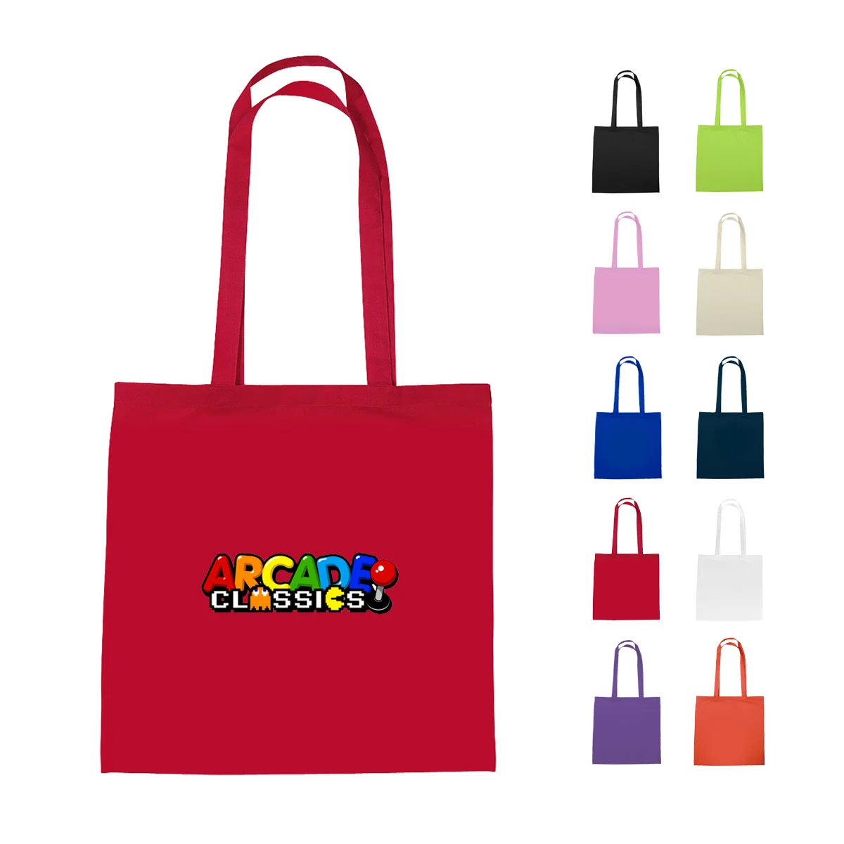 Full Color 4 oz. Recycled Cotton Tote Bag, custom tote bag with logo imprint 1