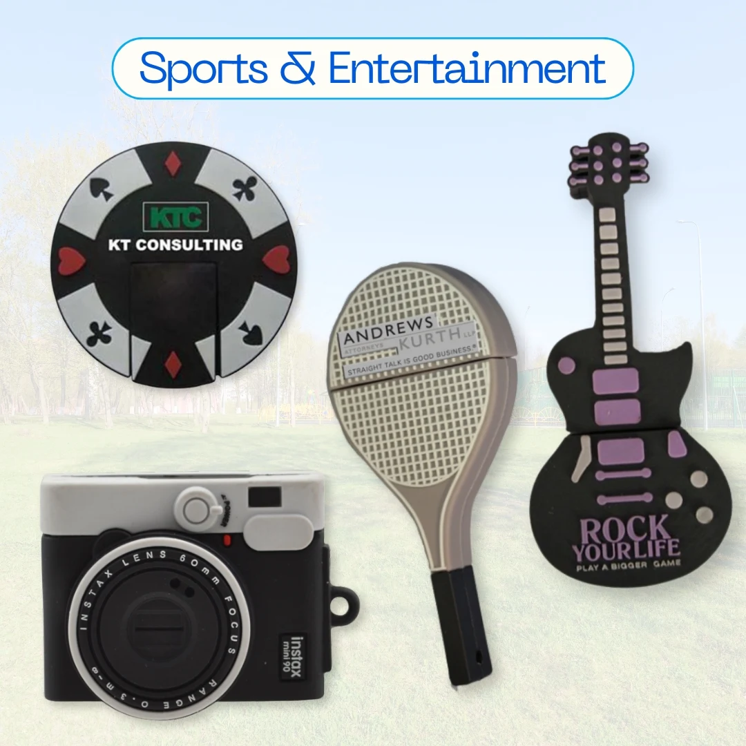 Custom Sports & Entertainment-Themed USB Drives 1