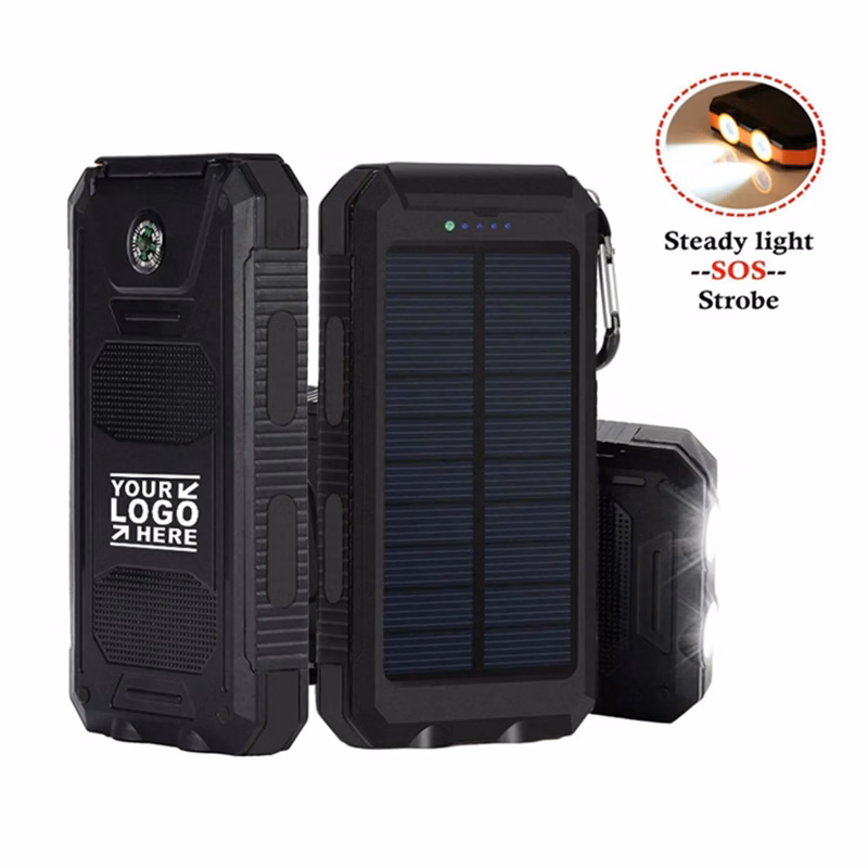Stock Portable Solar Charger for Outdoor Camping-10000mAh