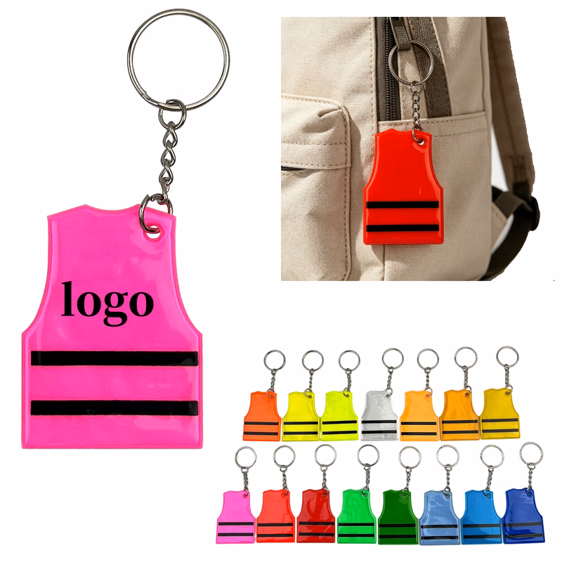 High Visibility Reflective Safety Key Tag