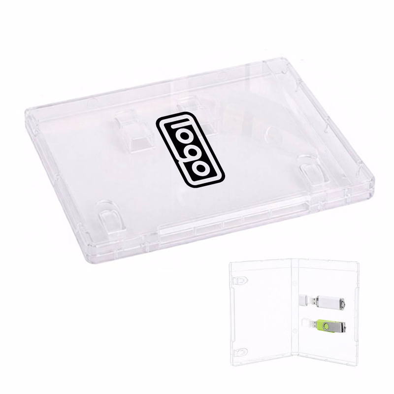 Transparent USB Storage Case