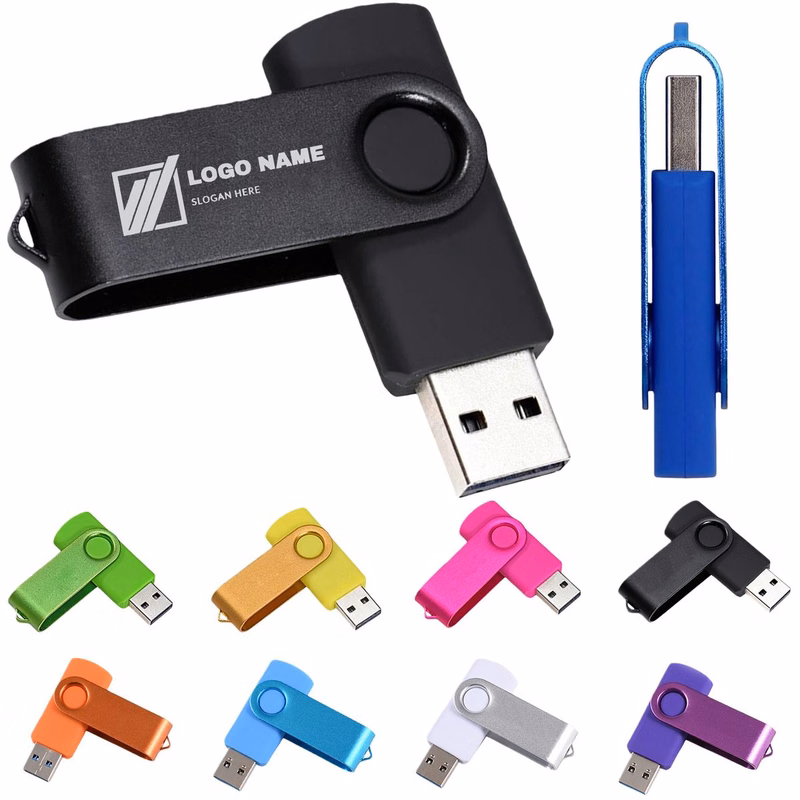Lightweight USB Swivel Flash Drive