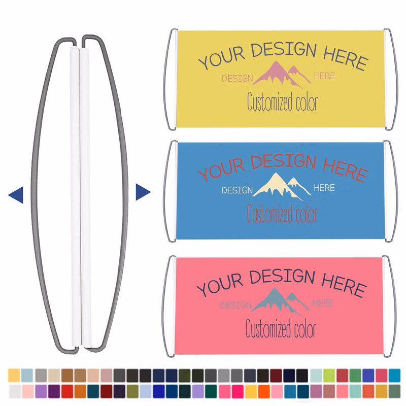 Custom Digital Retractable Roller Hand Banners Full Color