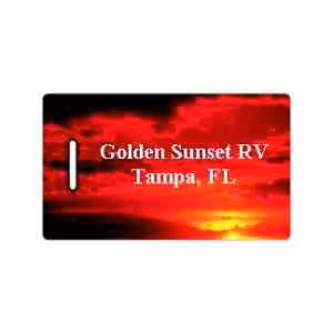 2-3/4" x 4" Custom Luggage & Sport Bag Tags