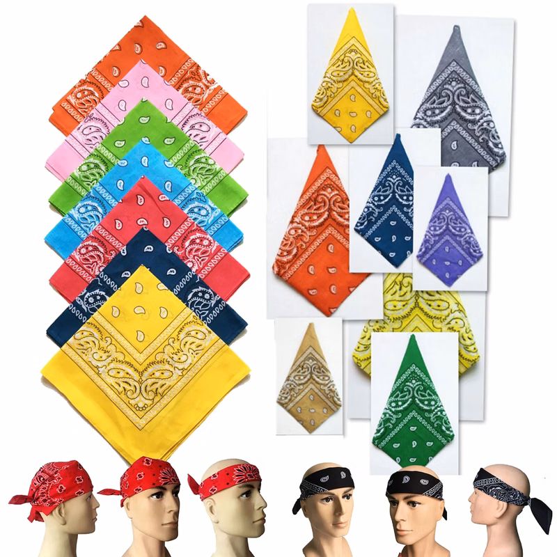 21.25"*21.25" Dye-Sublimated Bandana