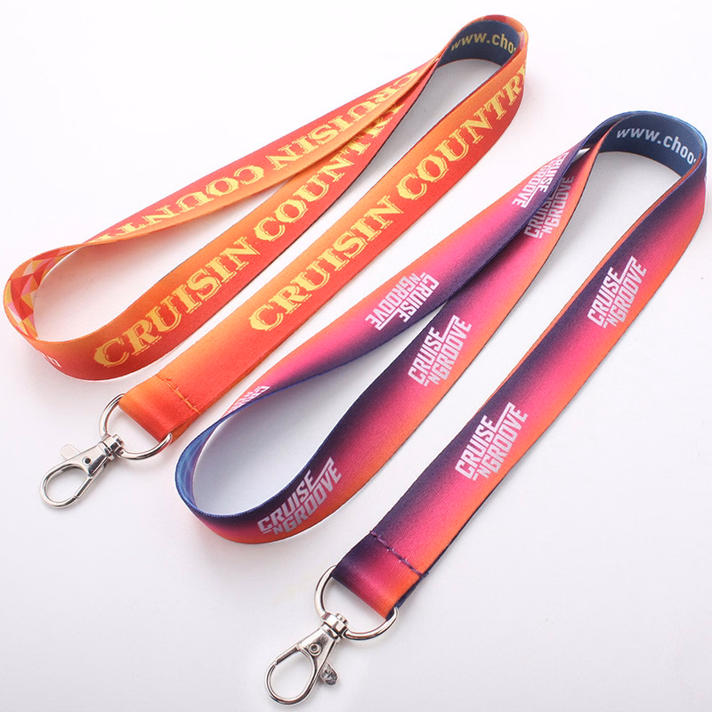 Sublimated lanyard