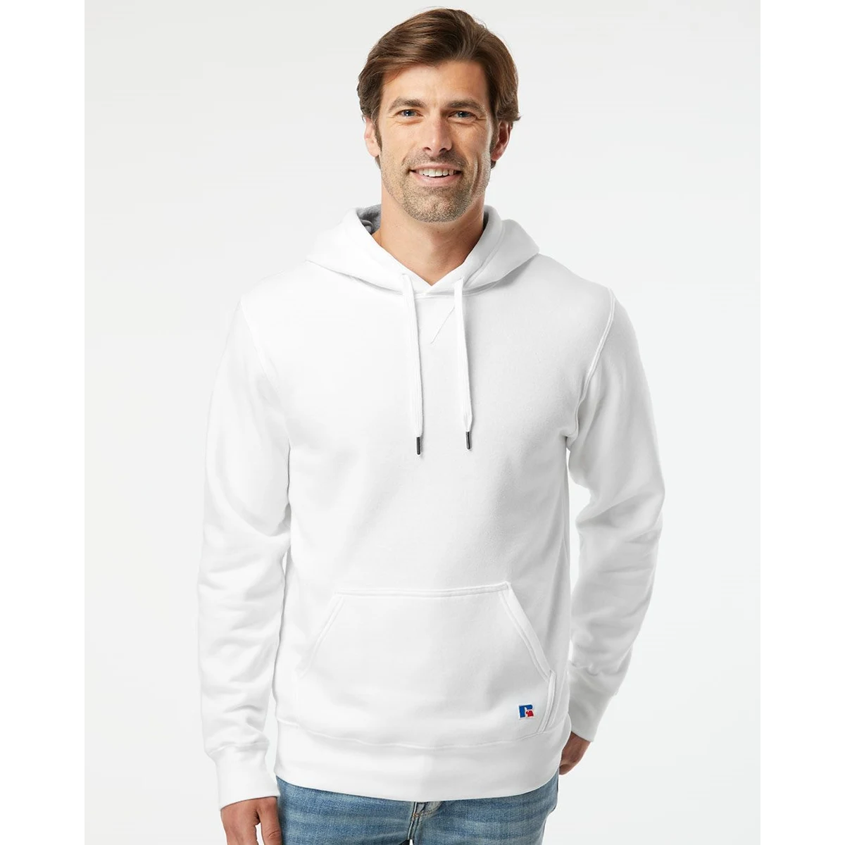 Unisex Cotton Rich Fleece Hooded Sweatshirt - 82ONSM 1