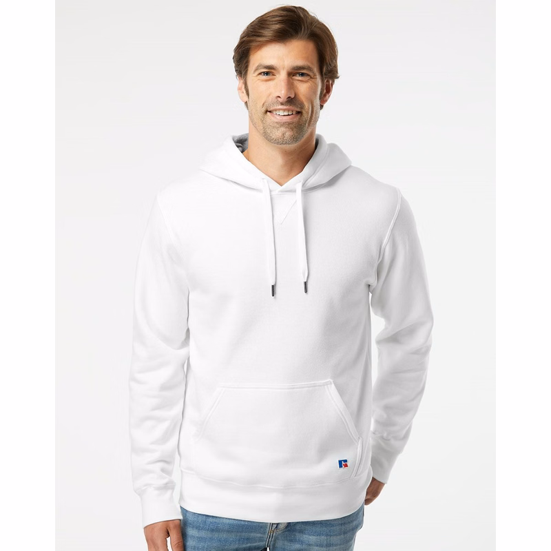 Unisex Cotton Rich Fleece Hooded Sweatshirt - 82ONSM