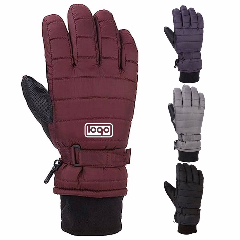 Women's Quilts Insulated Glove with Waterproof Wicking Inser