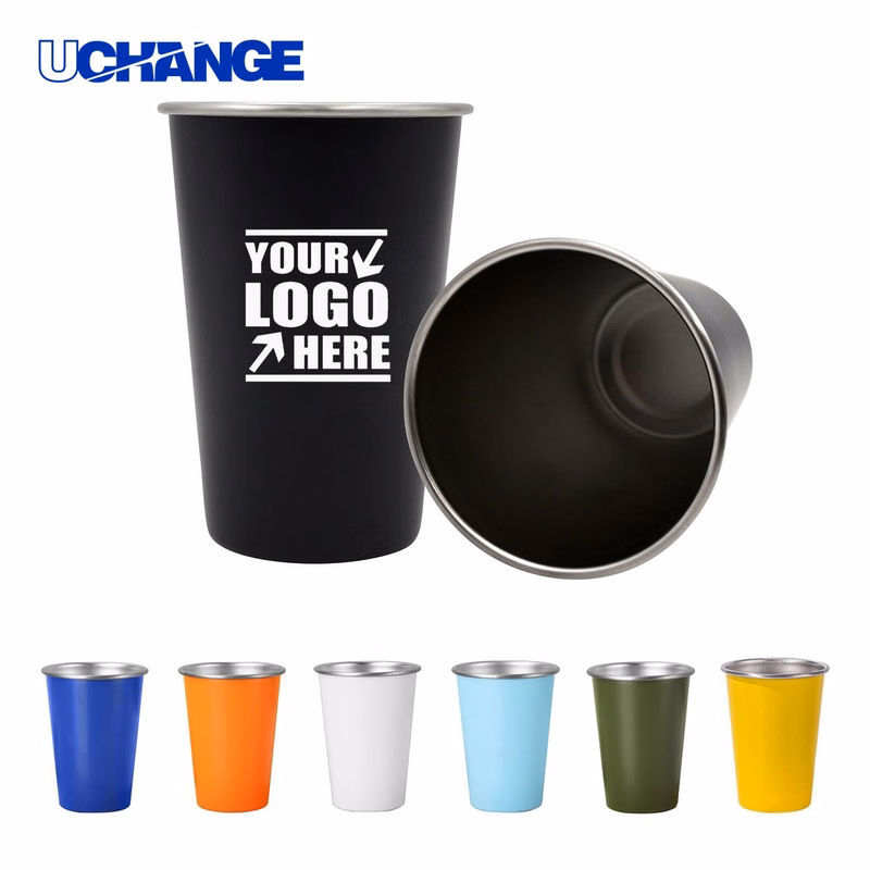 16oz Stainless Steel Pint Beer Cup