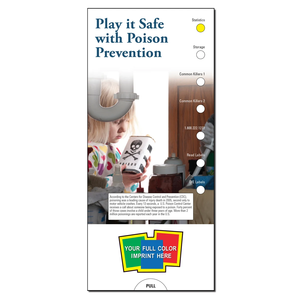 SLIDE CHART - Play It Safe With Poison Prevention Slide Chart 1
