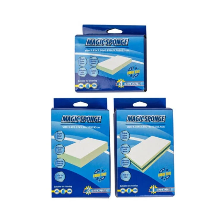 Sponge Eraser Cleaning Pads - Assorted Sponge Sizes 1