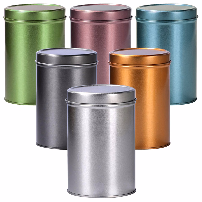 Welded Coffee Tea Tin Canisters