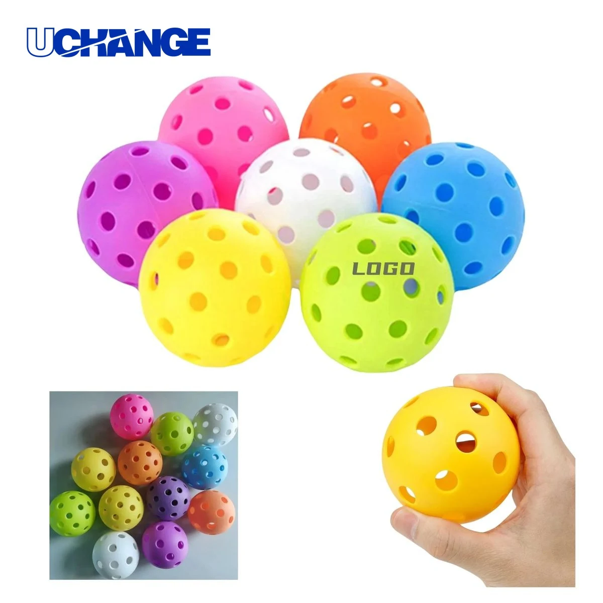 40 Hole Outdoor Sports Pickleball Ball 1