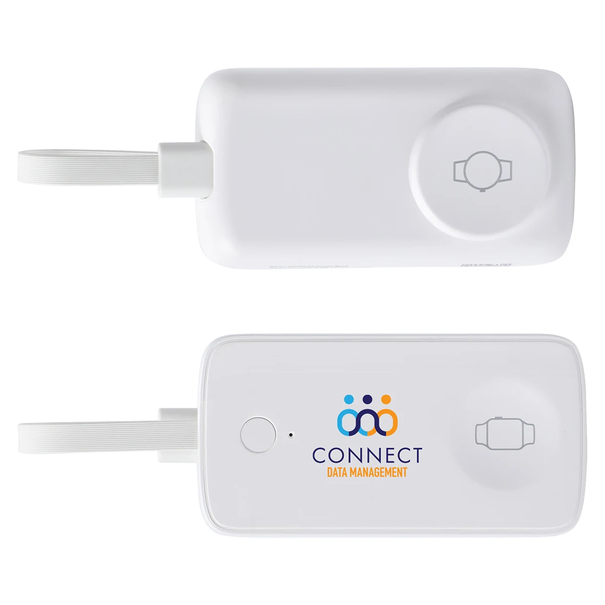 Baron 2000mAh Power Bank with Watch Charger & Built-In Cable 1