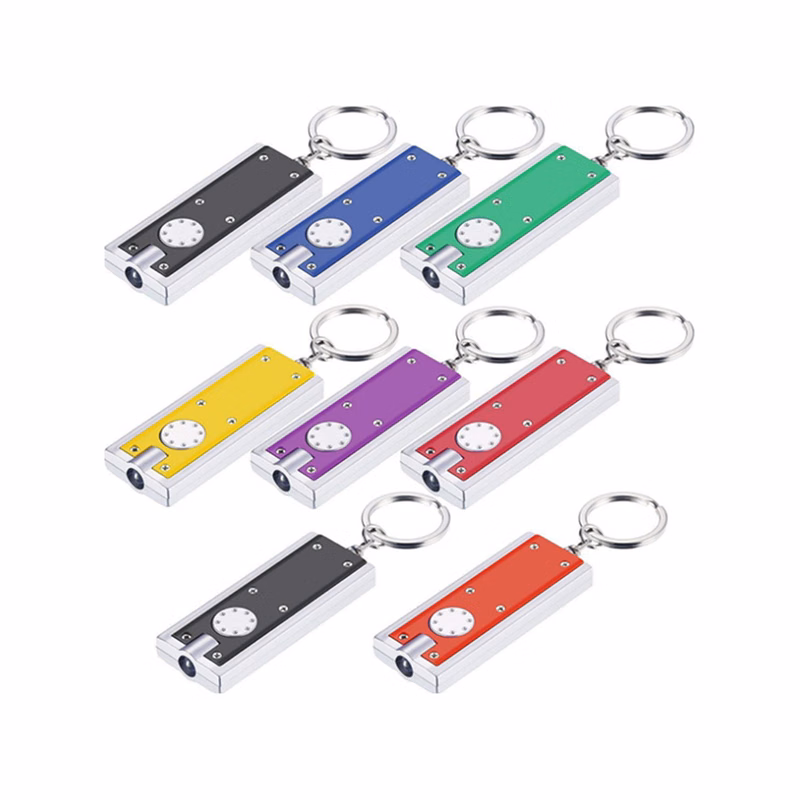 Mini LED Keychains Tiny Light Torch Flashlight