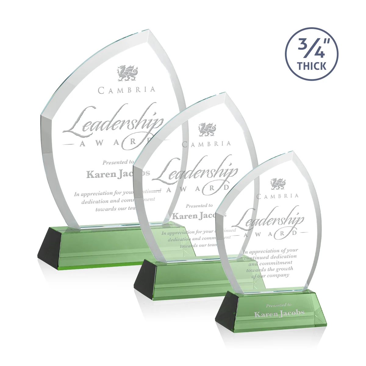 Daltry Award on Newhaven Base - Green 1