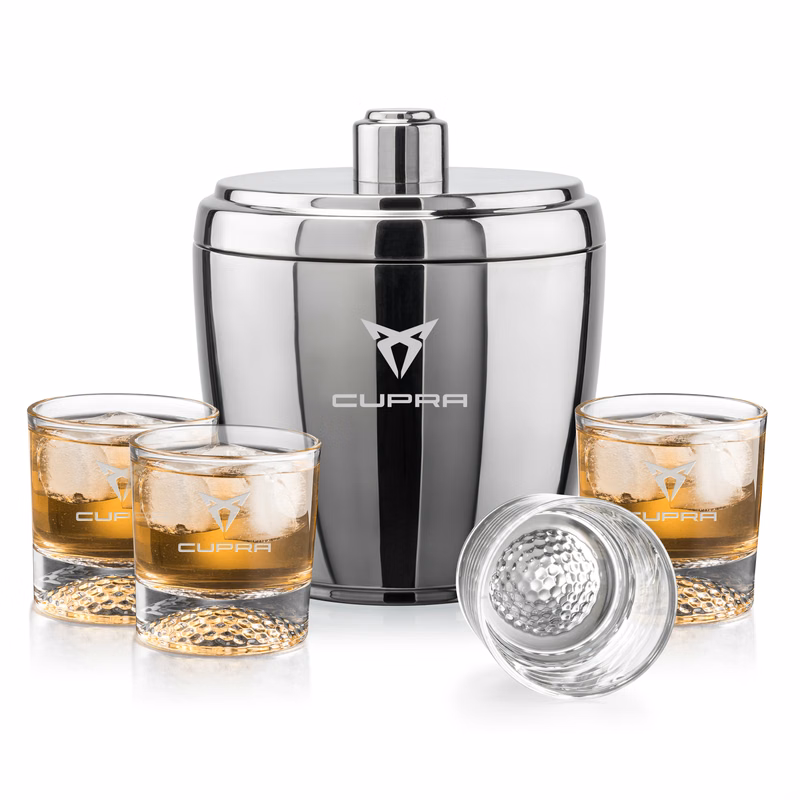 Pescara Ice Bucket & Fairway On-the-Rocks Set
