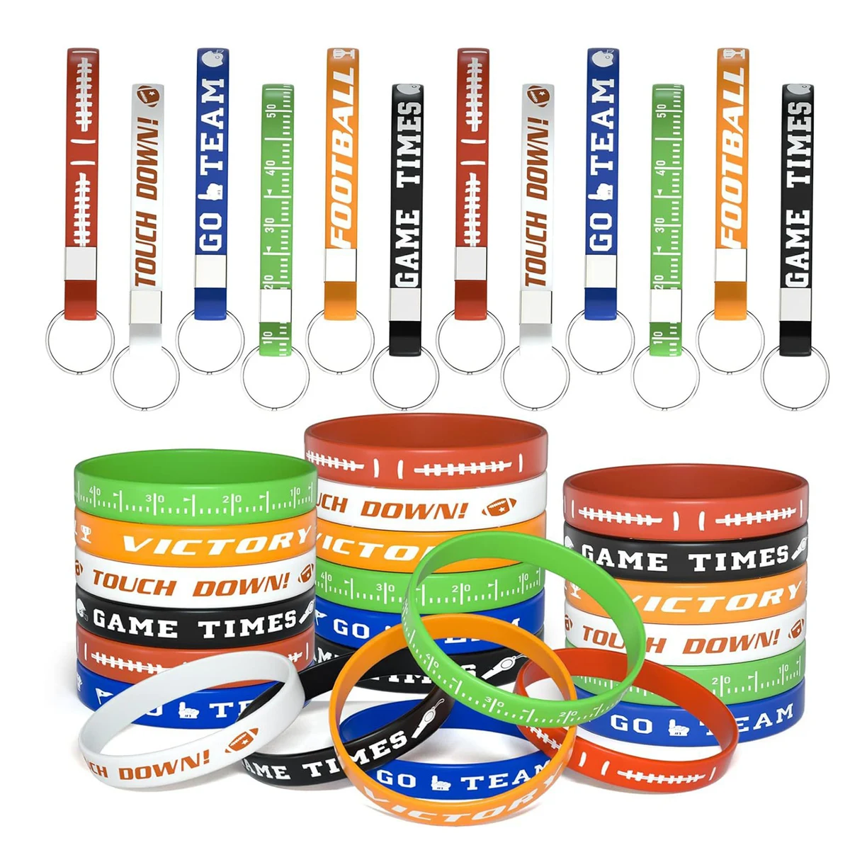 MOQ 50pcs Silicone Key Chain 1