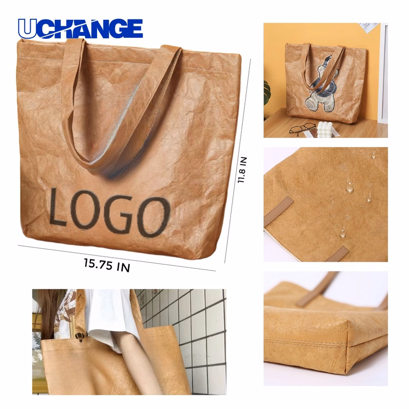 Water-Resistant DuPont Paper Handbag