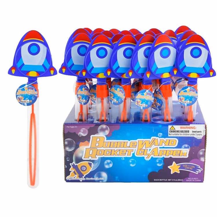 Bubble Wand Rocket Clapper - 11.5"