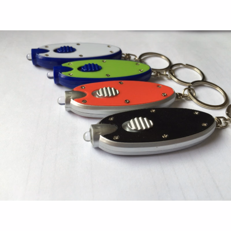 LED Fish Shaped Flashlight w/ Key Chain